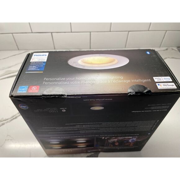 PHILIPS White ambiance 5/6" Retrofit Recessed Downlight Smart Lighting, sealed - Picture 9 of 9